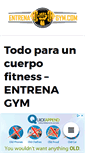 Mobile Screenshot of entrenagym.com